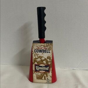 The Limited Red Cowbell with Black Handle